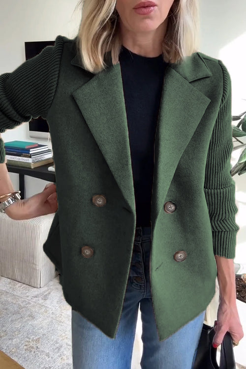 Sasha Casual Blazer Coat, Green / 10