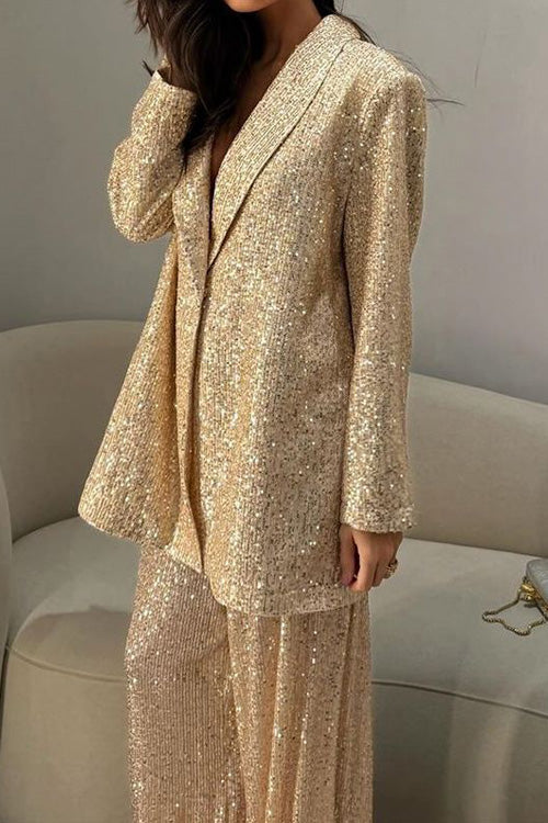 Chaqueta de traje con lentejuelas Maxwell