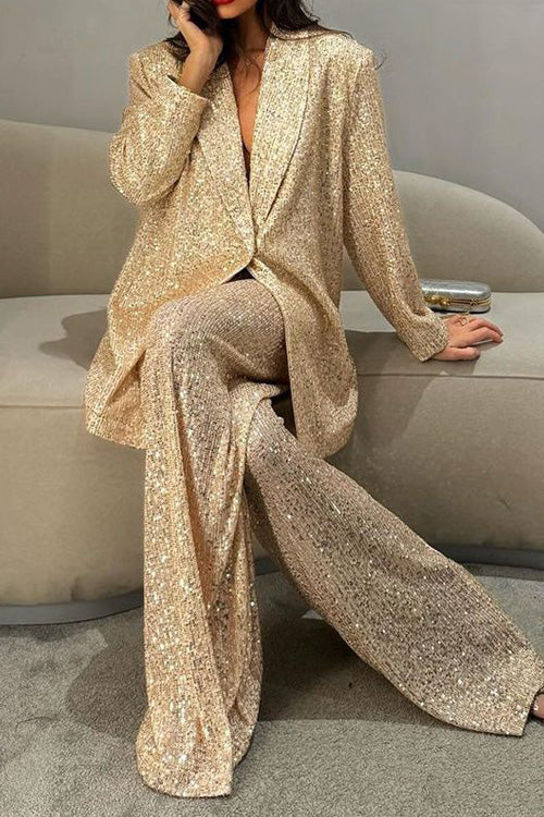 Chaqueta de traje con lentejuelas Maxwell