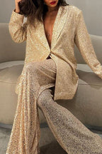 Chaqueta de traje con lentejuelas Maxwell