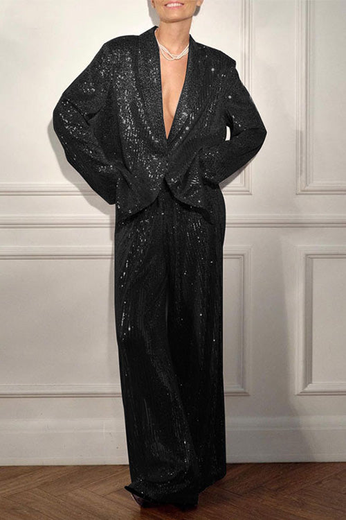 Chaqueta de traje con lentejuelas Maxwell