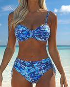 Audrey - Conjunto de bikini con estampado colorido