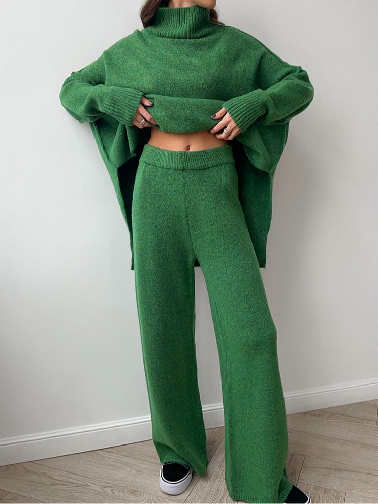 Conjunto de suéter de tricô aconchegante Sofia