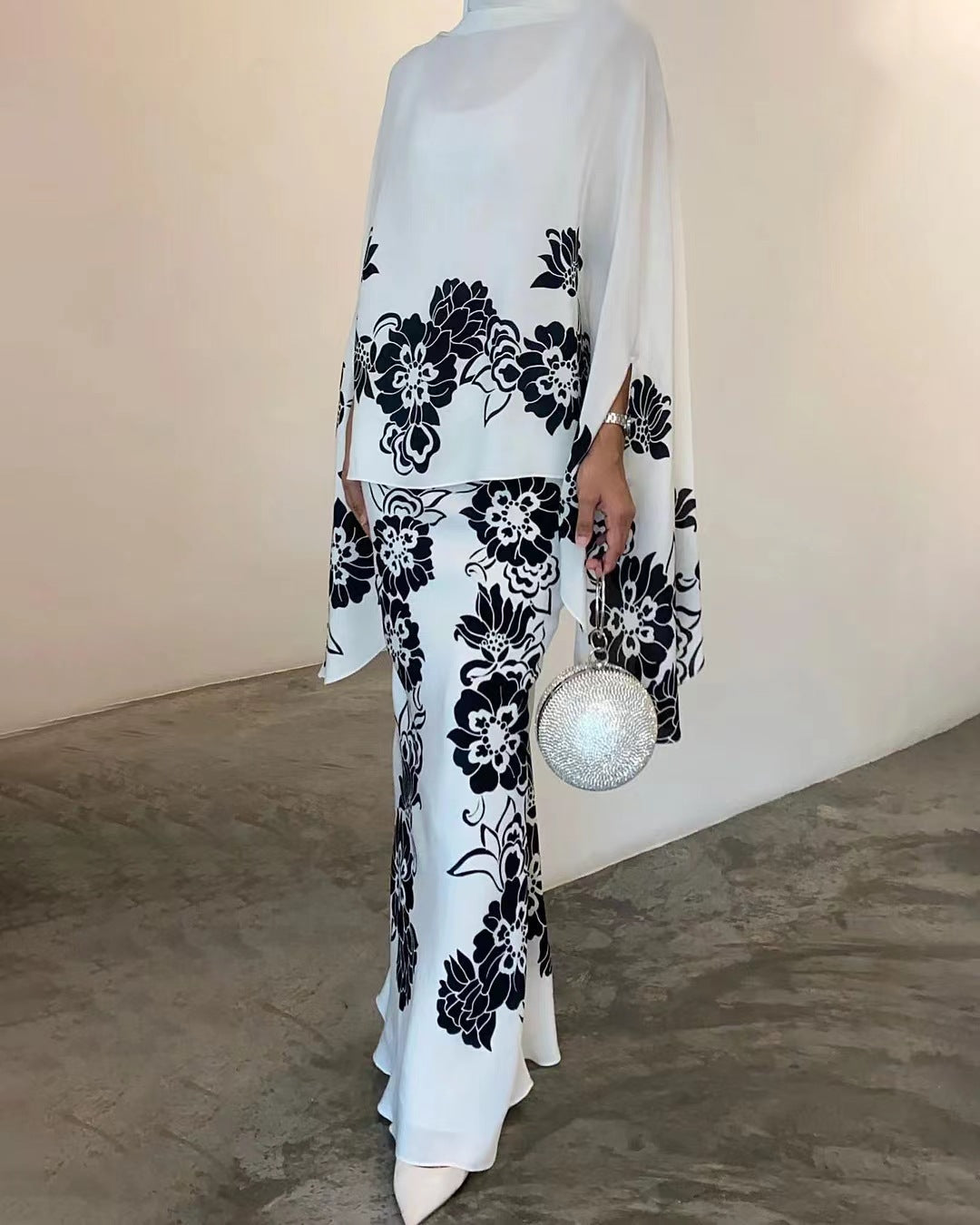Conjunto Elena slim com estampa floral