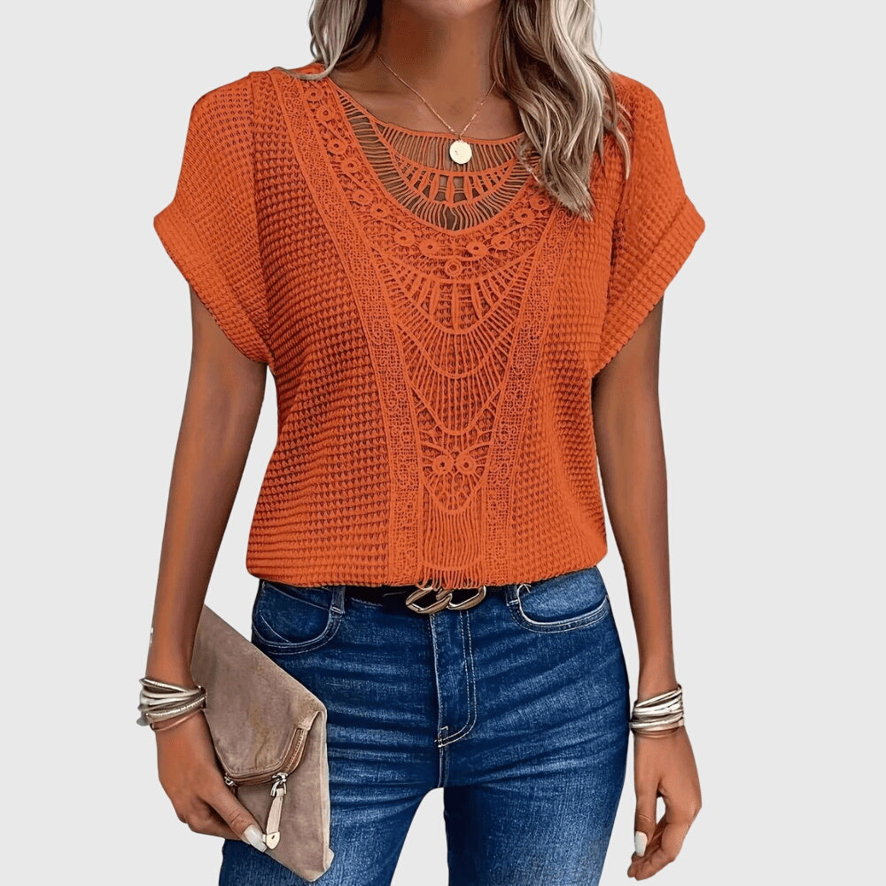 Pearl™ | Blusa elegante no estilo Ibiza