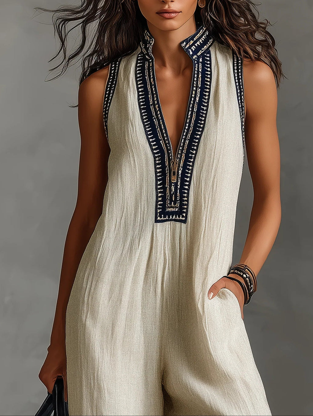 Mono Lila con cuello alto