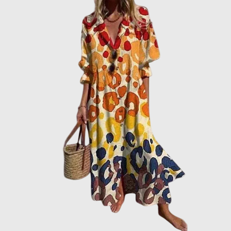 Zariah | Vestido largo bohemio elegante