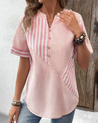 Lila | Blusa listrada macia