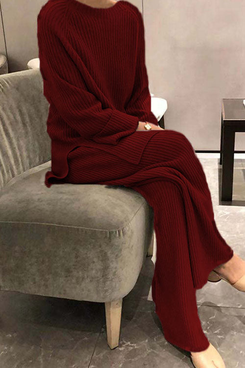 Conjunto de camisola de malha Sofia
