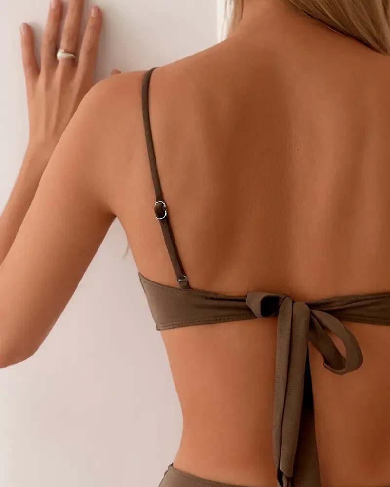 Marcelle | Elegante biquíni de duas peças com efeito modelador