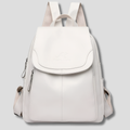 Nora | Women Embossed Leather Backpack With Concealed Zip