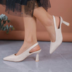 Sophia | Zapatos de tacón elegantes con correa trasera