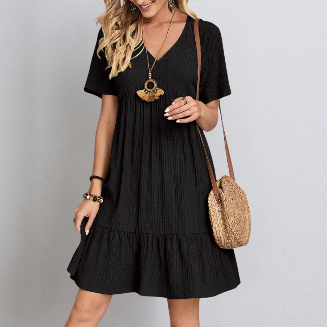 Annemarie - Elegant Dress with Belly Coverage