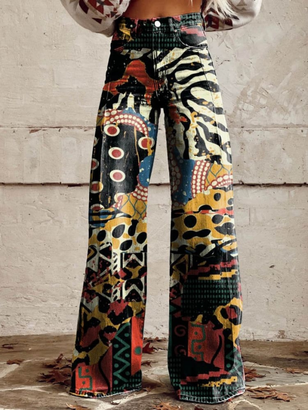 Élodie - Calça pantalona elegante