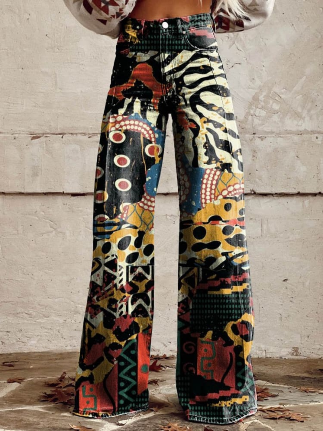 Élodie - Calça pantalona elegante