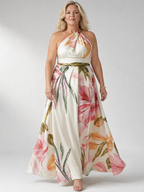 Amiel | Vestido largo ligero de flores