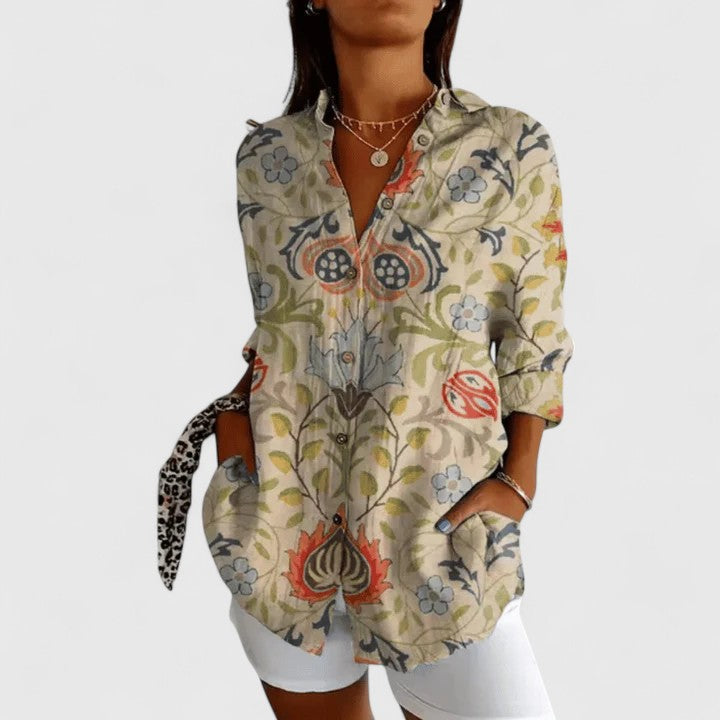 Katarine | Blusa floral elegante