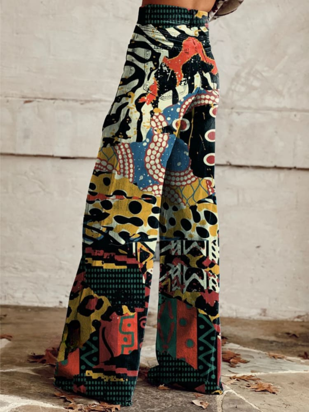 Élodie - Calça pantalona elegante