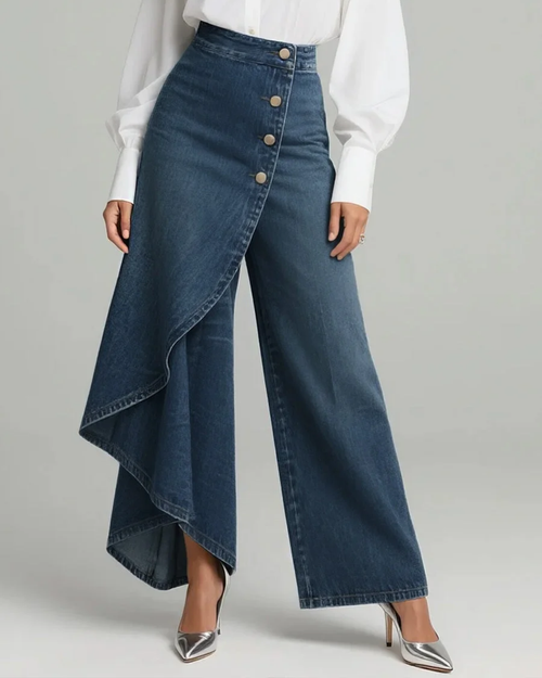 Audrey | Pantalones vaqueros cruzados