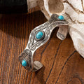 Western Style Turquoise Concho Cuff Bangle Bracelet
