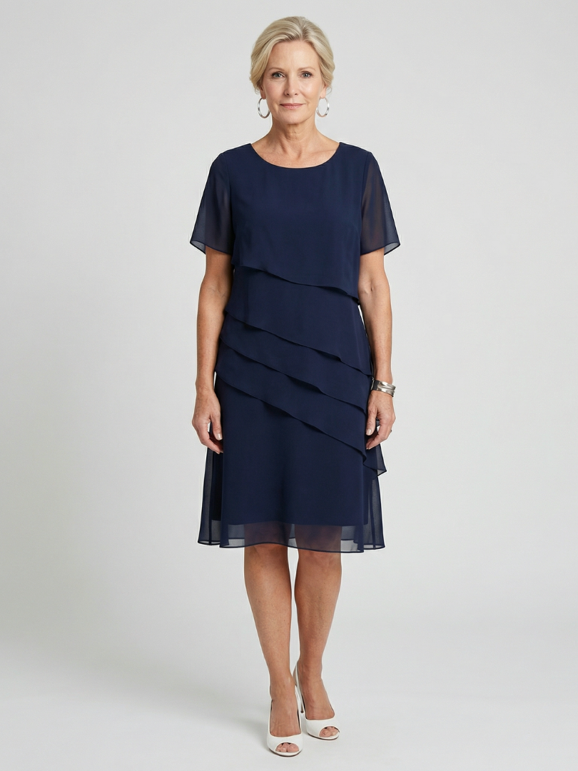 Orson | Vestido de contorno suave hasta la rodilla