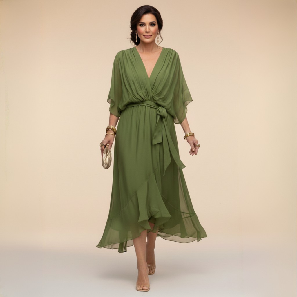 Monica | Vestido com decote V