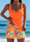 Jersey - Refinado conjunto de tankini y falda