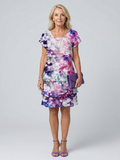 Zaya | Vestido hasta la rodilla con flores delicadas