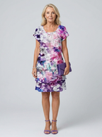 Zaya | Vestido hasta la rodilla con flores delicadas