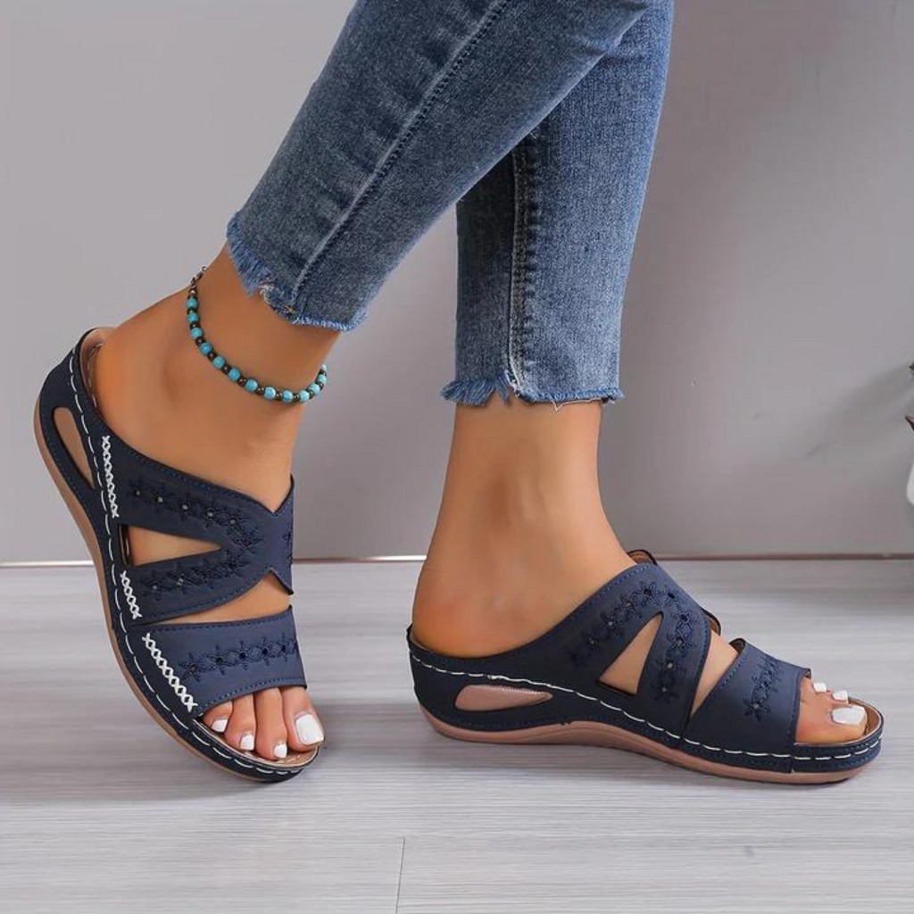 Emma - Sandalias tipo chancla cómodas para el día a día