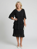 Brent | Vestido midi em camadas