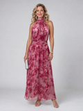 Avien | Vestido midi suave con cuello halter