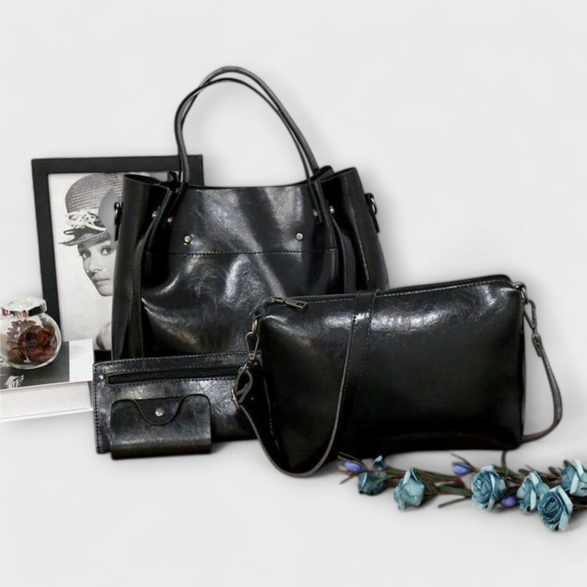 Olivia - Conjunto de 4 malas vintage