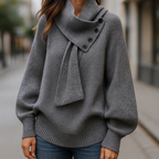 Elara | Soft Button-Detail Knit Sweater