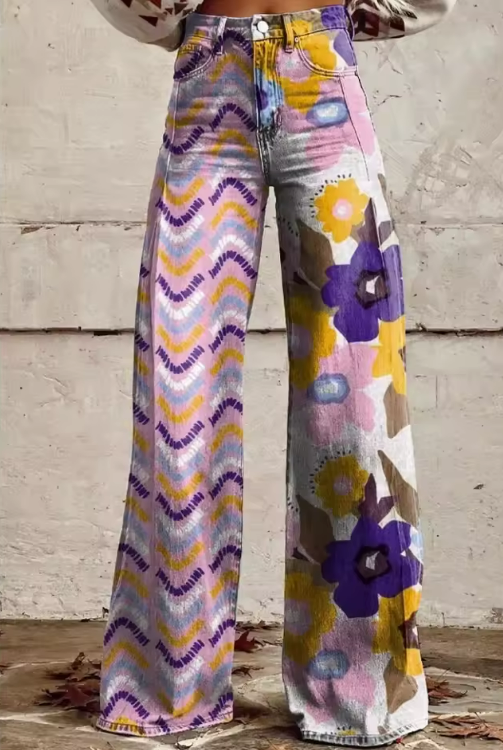 Isadora - Calça floral boho