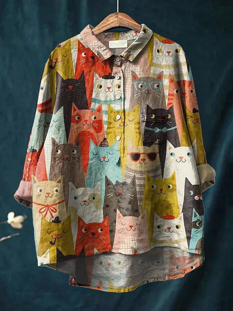 Clarano | Blusa Brooks com estampado divertido