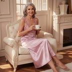 Rosalie | Camisón suave de encaje con espalda descubierta