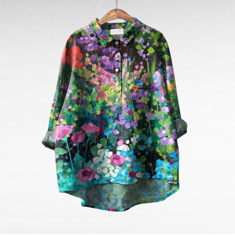 Emily | Elegante blusa veraniega vaporosa