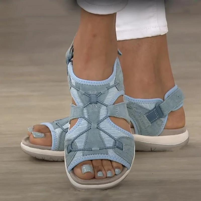Martha - Sandálias de caminhada estáveis e com suporte