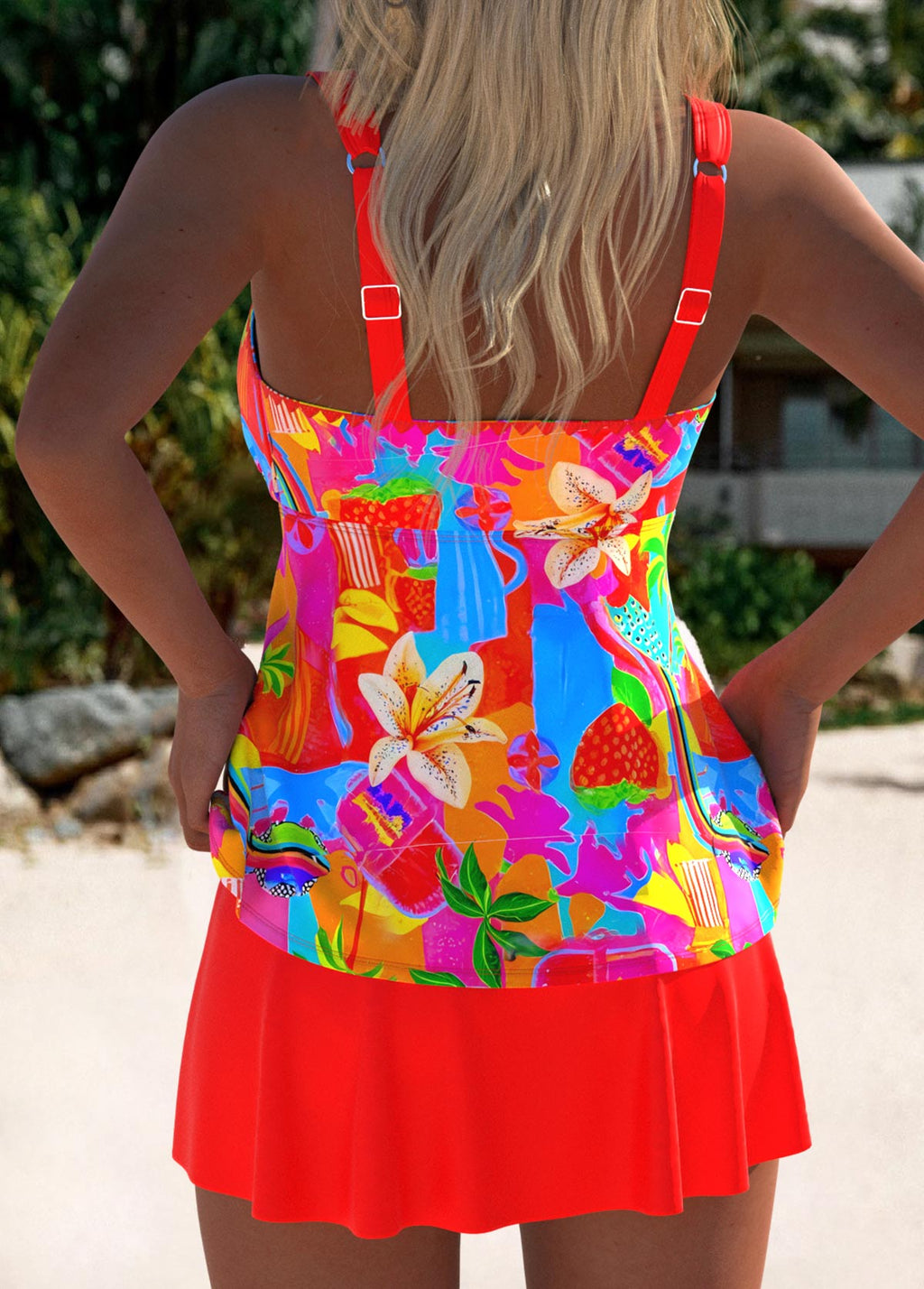 Sheena - Conjunto de banho elegante com padrão floral