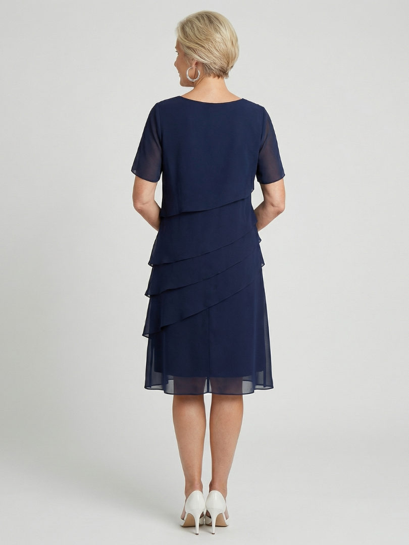 Orson | Vestido de contorno suave hasta la rodilla