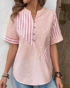 Lila | Blusa listrada macia