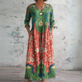 Sophia | Vestido maxi floral vintage