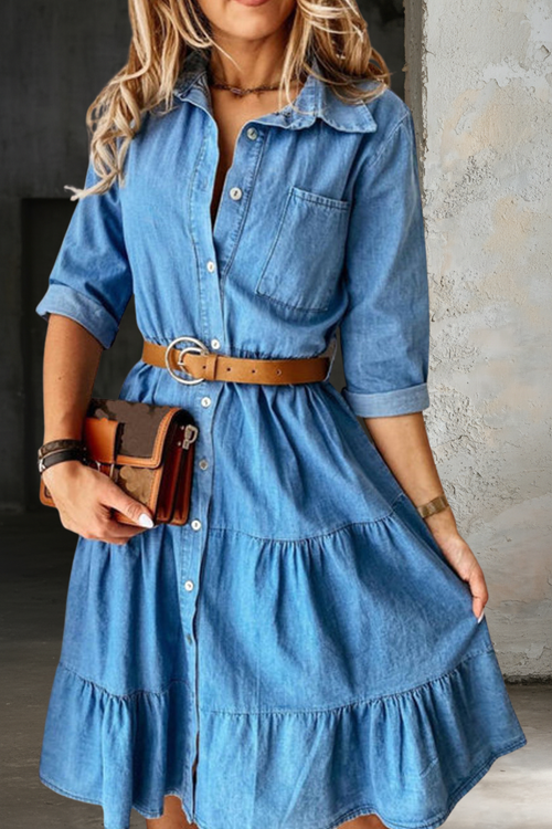 Barbara | Vestido vaquero elegante e informal