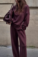 Samantha Long Sleeve Sweatshirt Set