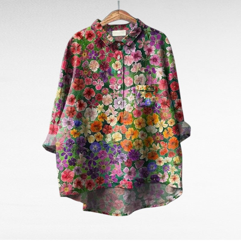 Emily | Elegante blusa veraniega vaporosa