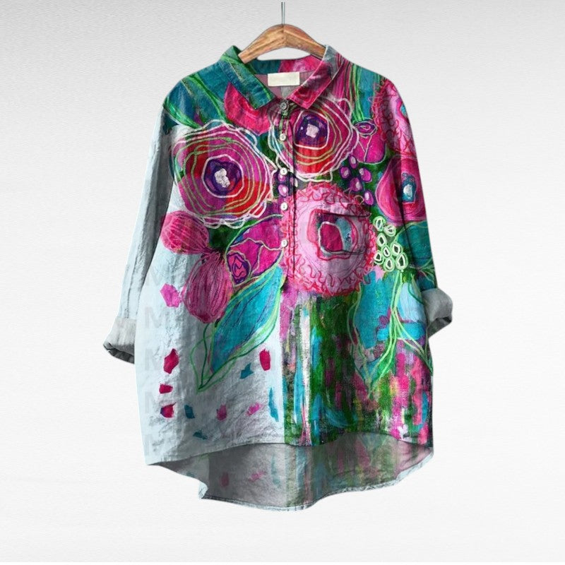 Emily | Elegante blusa veraniega vaporosa