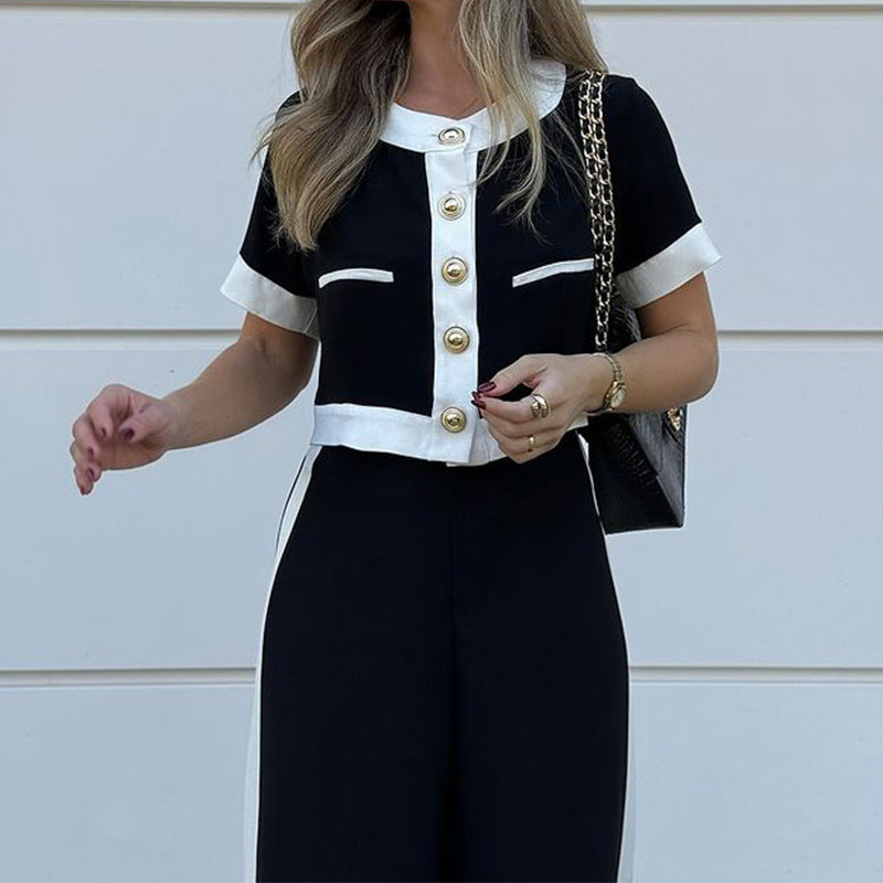 Conjunto informal de top y pantalón de Sofia