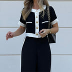 Conjunto informal de top y pantalón de Sofia