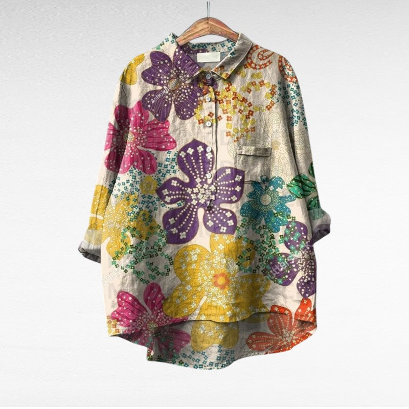 Emily | Elegante blusa veraniega vaporosa